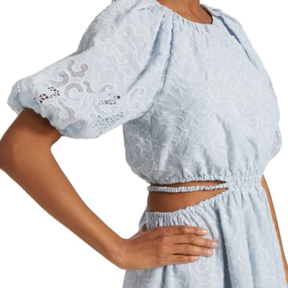 Jonathan Simkhai Anaise Mini Dress in Breeze Size 10